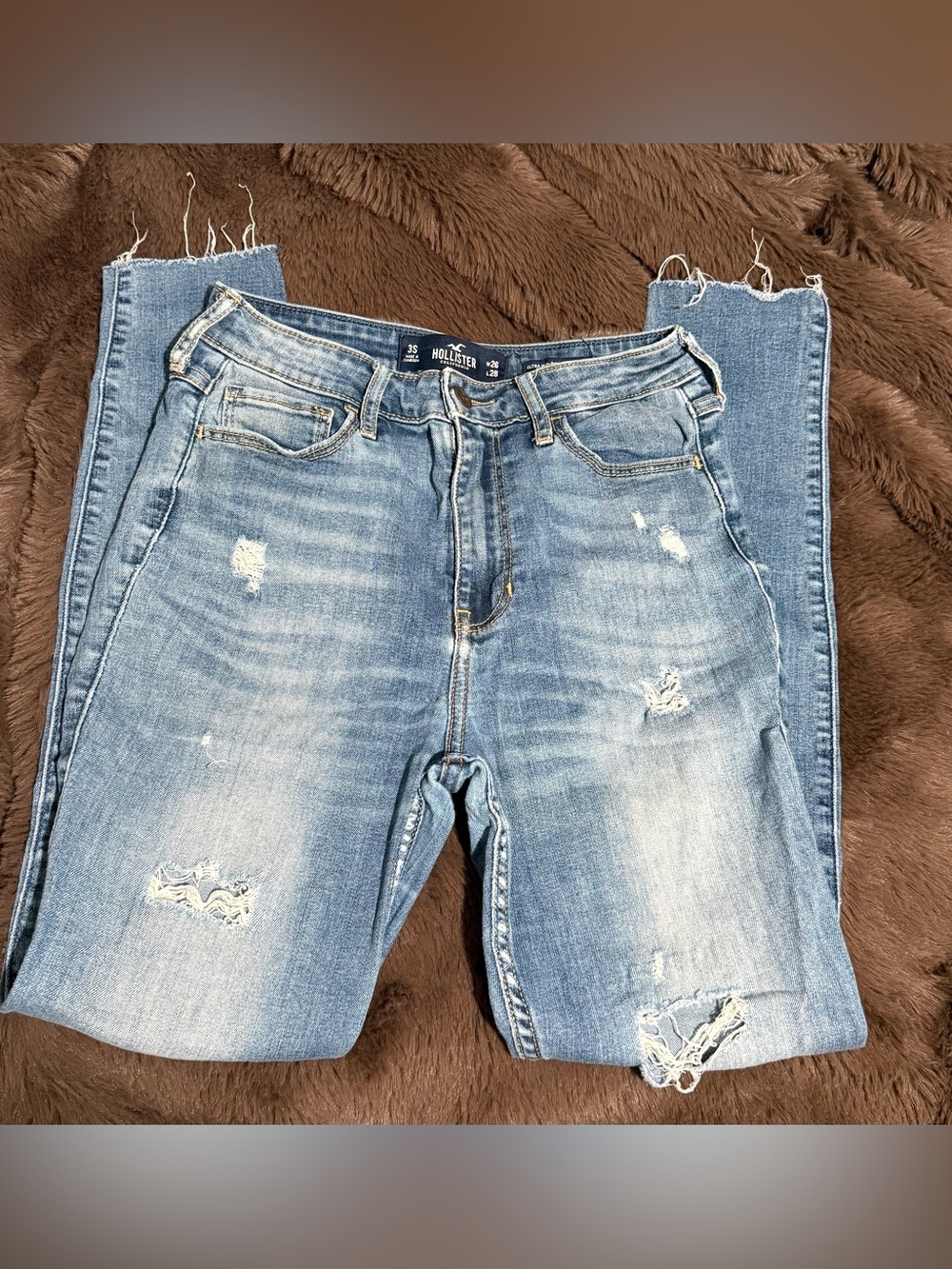 Hollister ultra high rise skinny jeans
